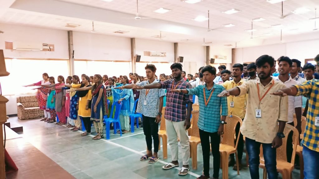 Anti-Ragging Cell of our college organized an awareness programme on 20.08.2022 to inculcate in the minds of students the evil effects of Ragging.